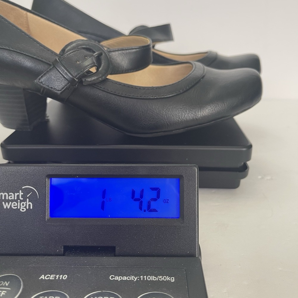 Lifestride Soft System Rozz Mary Jane Pump Black Womens 9.5 W‎ Academia Career - Picture 10 of 10